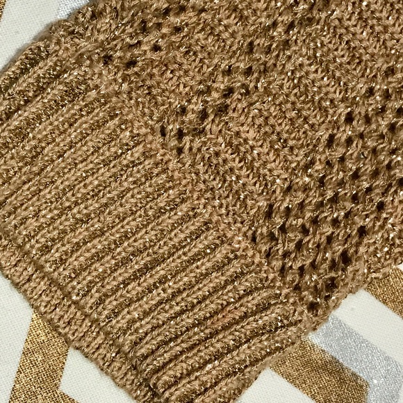 Chico Gold Shimmer Sweater! - Picture 3 of 5
